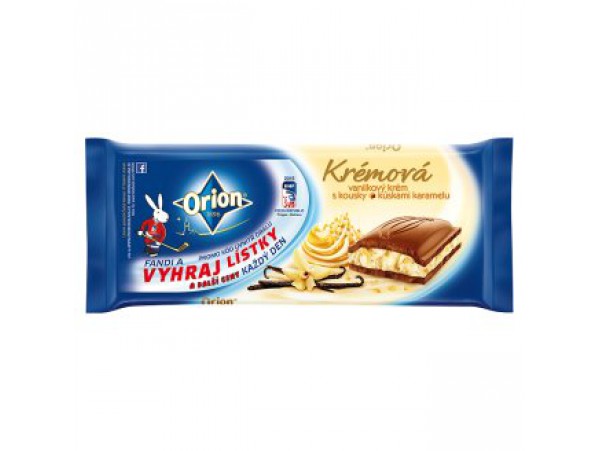 ORION молочный шоколад с ванильно-хрустящей начинкой 100 г